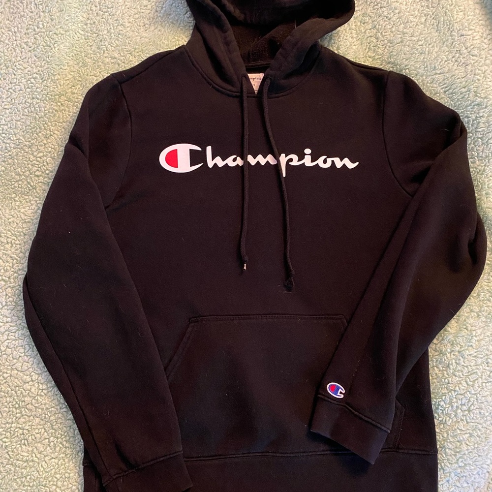 Champion Black Hoodie